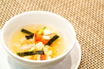 Gemüsesuppe in der Diät
